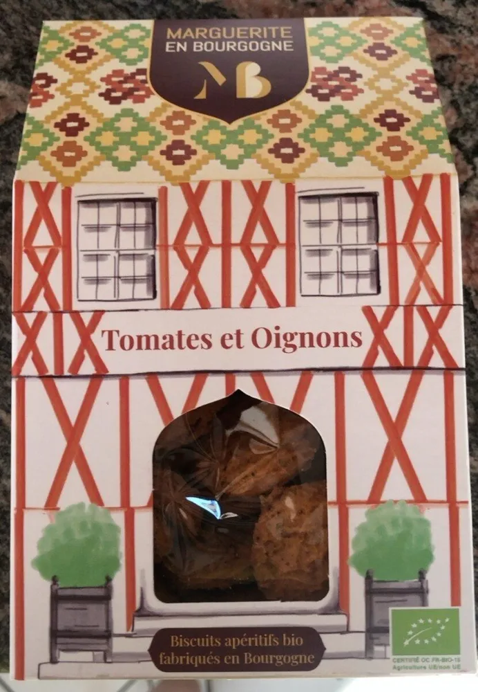 Biscuits apéritifs bio Tomates et Oignons
