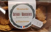 Biscuits à la moutardes à l ancienne