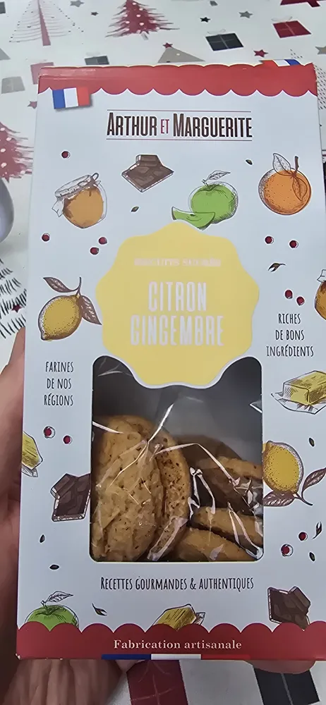 Biscuits sucrés citron gingembre