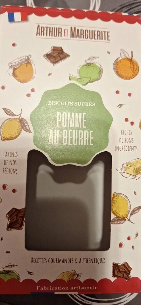 Biscuits sucrés pomme au beurre