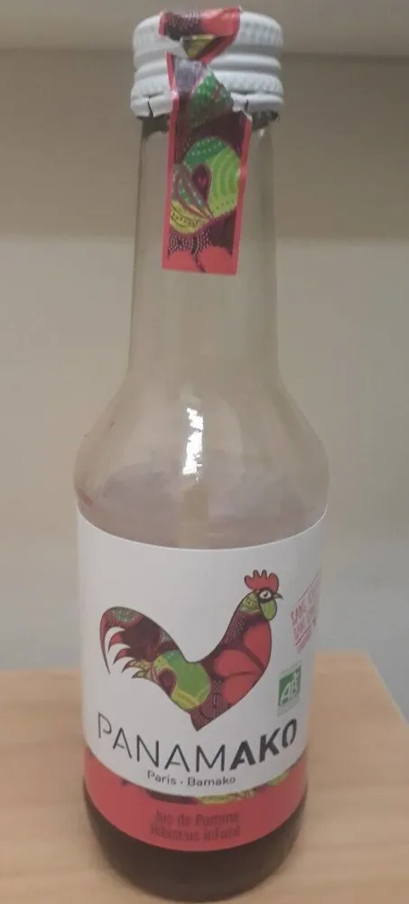 Jus de pomme hibiscus infusé