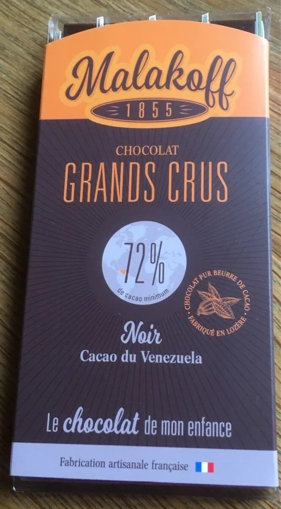 Chocolat noir 72% Venezuela