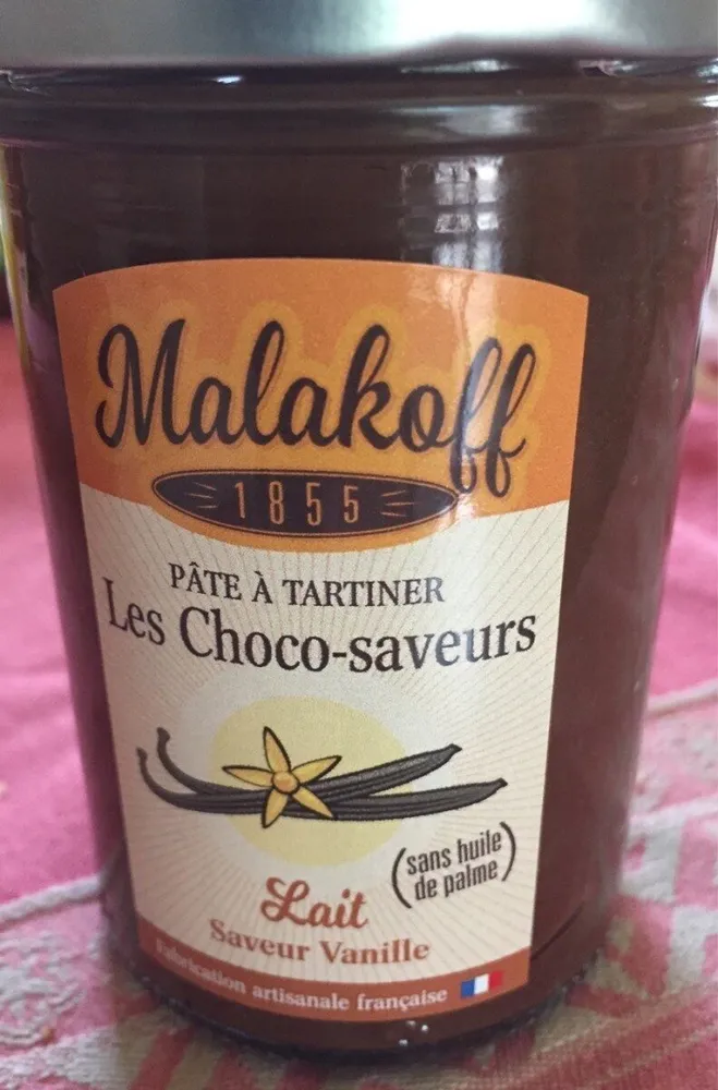 Les choco-saveurs lait saveur vanille