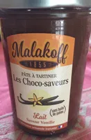 Les choco-saveurs lait saveur vanille