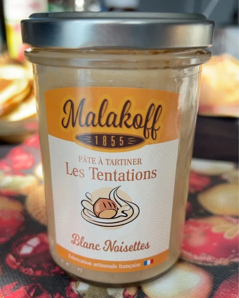 PÂTE À TARTINER Les Tentations Blanc Noisettes