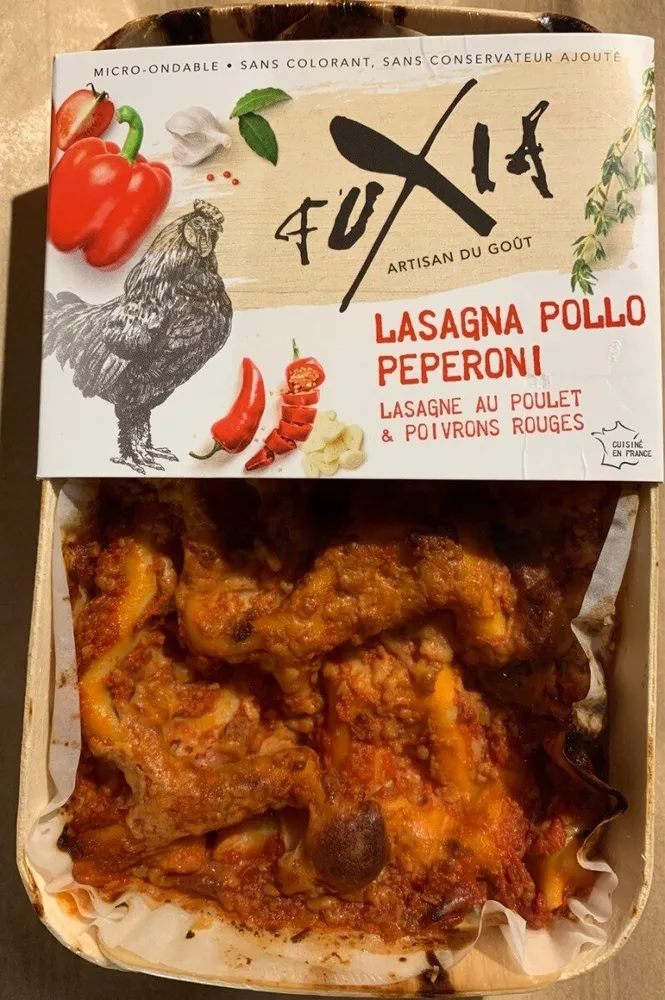 Lasagna pollo peperoni