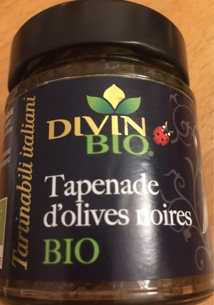 Tapenade d’olives noires bio