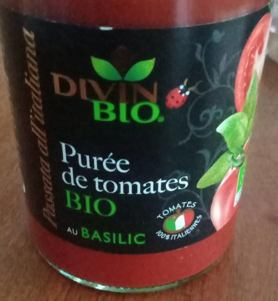 Purée de tomates bio