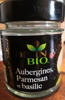 Aubergines, Parmesan et basilic