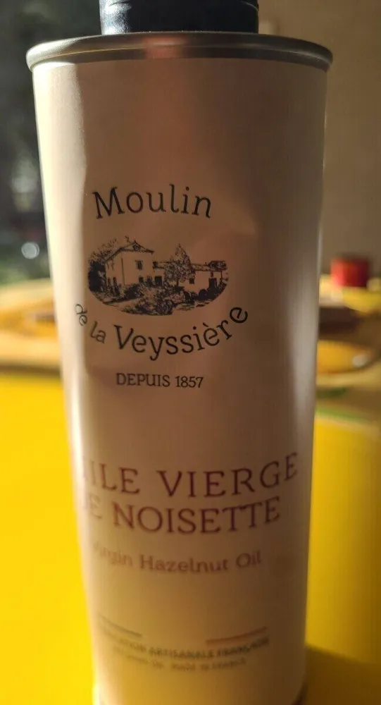 Huile vierges de noisette
