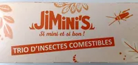 Trio d'insectes comestibles