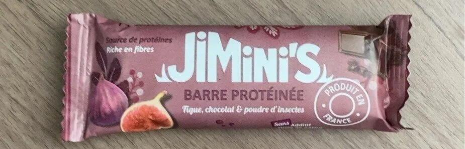 Barre protéinée figue chocolat et poudre d’insectes