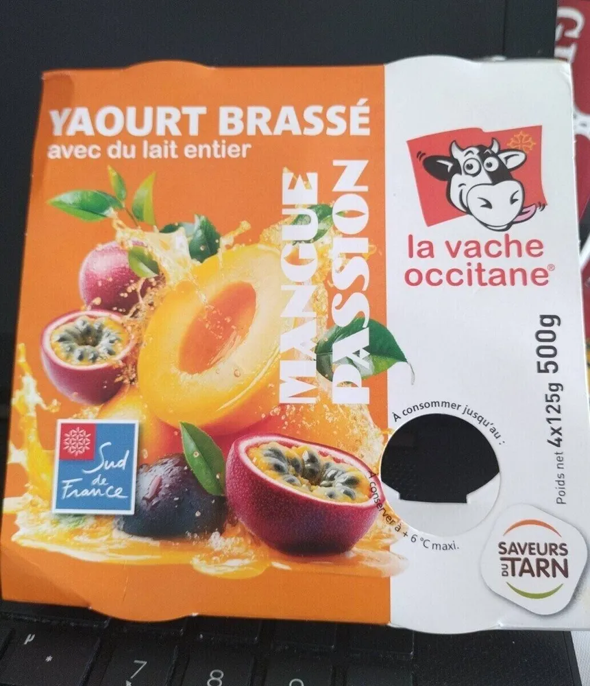 Yaourt brassé mangue passion