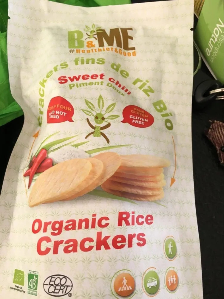 Crackers fins de riz bio