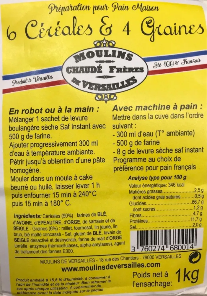 6 Céréales & 4 Graines