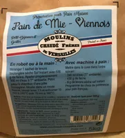 Pain de mie - viennois (preparation pour brioche)