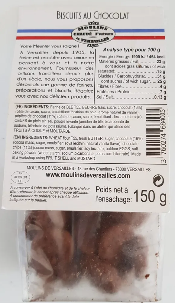 Biscuits au Chocolat