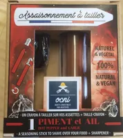 Assaisonnement a tailler - Piment et Ail