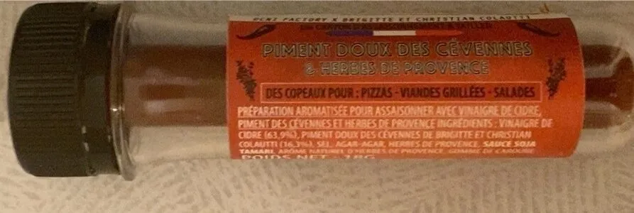 Piment doux des cévennes & herbes de provence