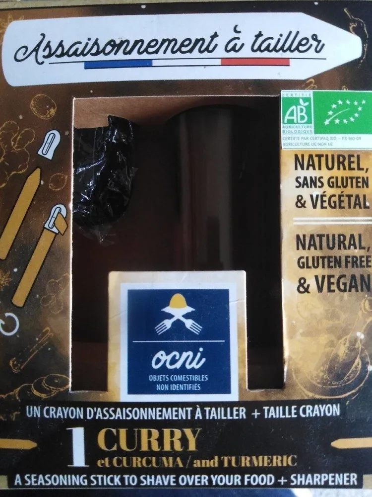 Crayon d'assaisonnement à tailler Curry