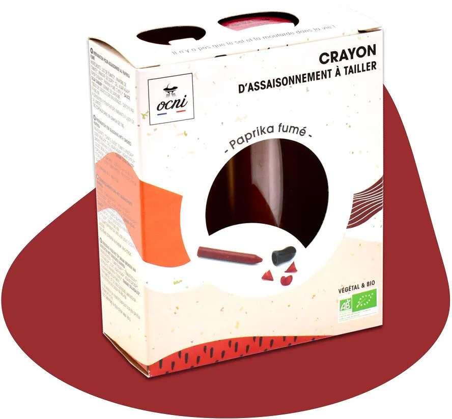 Crayon d'assaisonnement à tailler Paprika fumé (BIO)