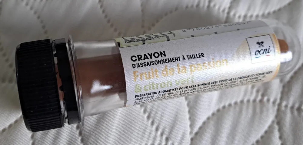 Crayon d'assaisonement à tailler passion citron vert