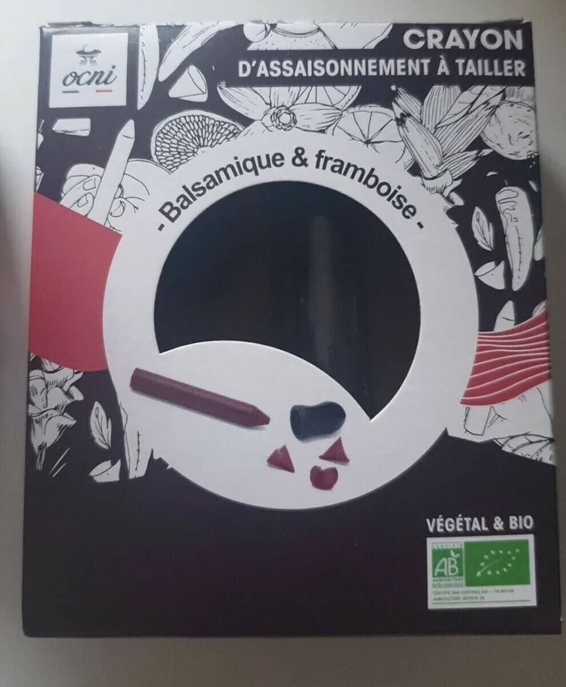 CRAYON D'ASSAISONNEMENT À TAILLER - Balsamique & framboise -