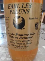 Jus de pomme bio gala et reinette