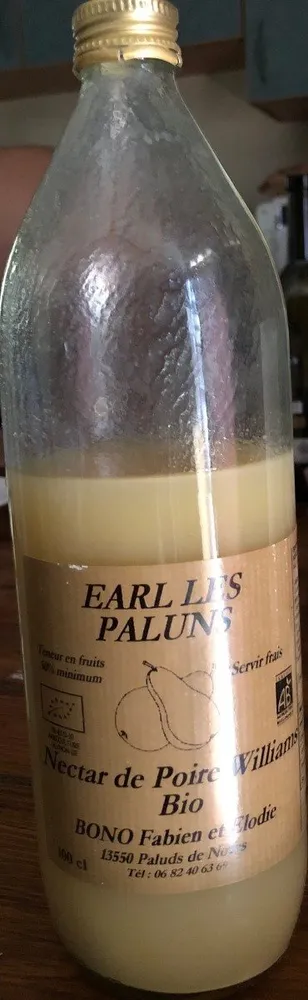 Nectar de poire williams bio