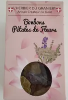 Bonbons pétales de fleurs
