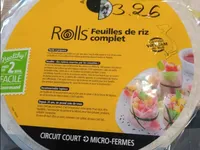 Feuille de riz complet
