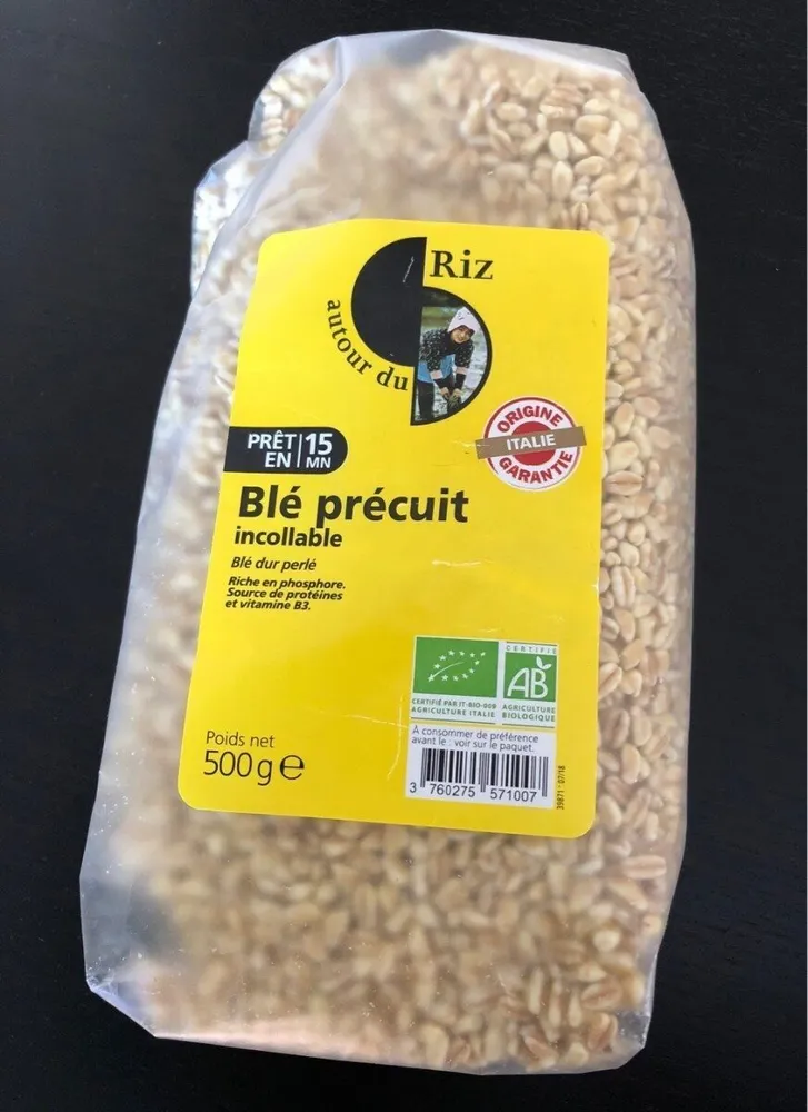 Blé précuit incollable