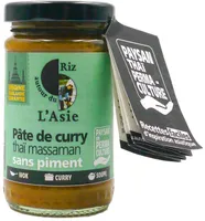 Pâte de curry thaï massaman