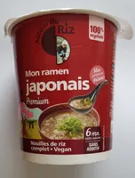 Mon ramen japonais Premium Nouilles de riz complet • Vegan Miso parfumé aux shiitakés