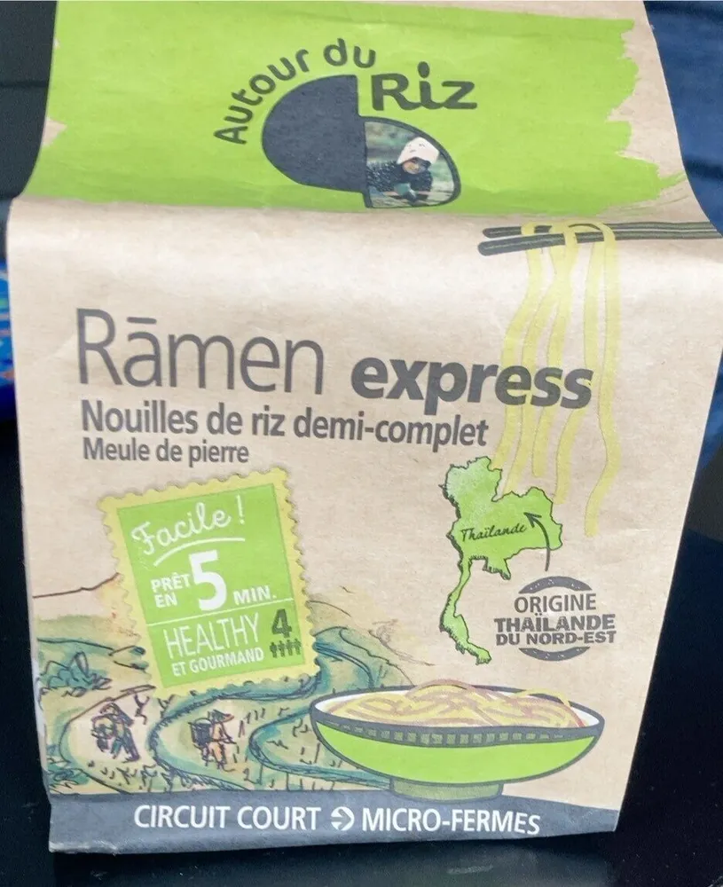 Ramen express - Nouilles de riz demi-complet