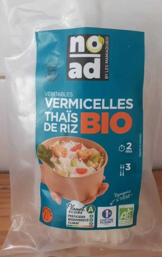 Vermicelles thaïs de riz bio