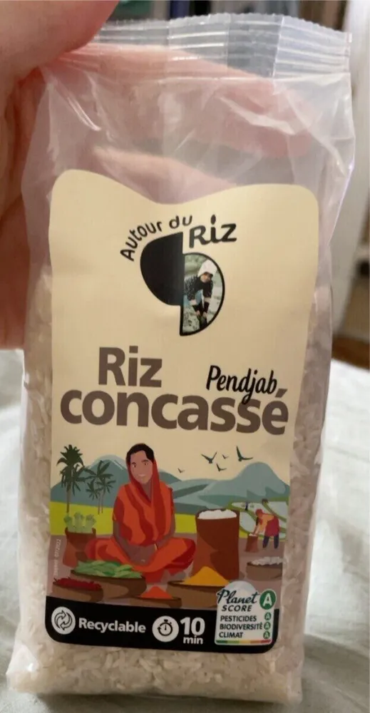 Riz concassé