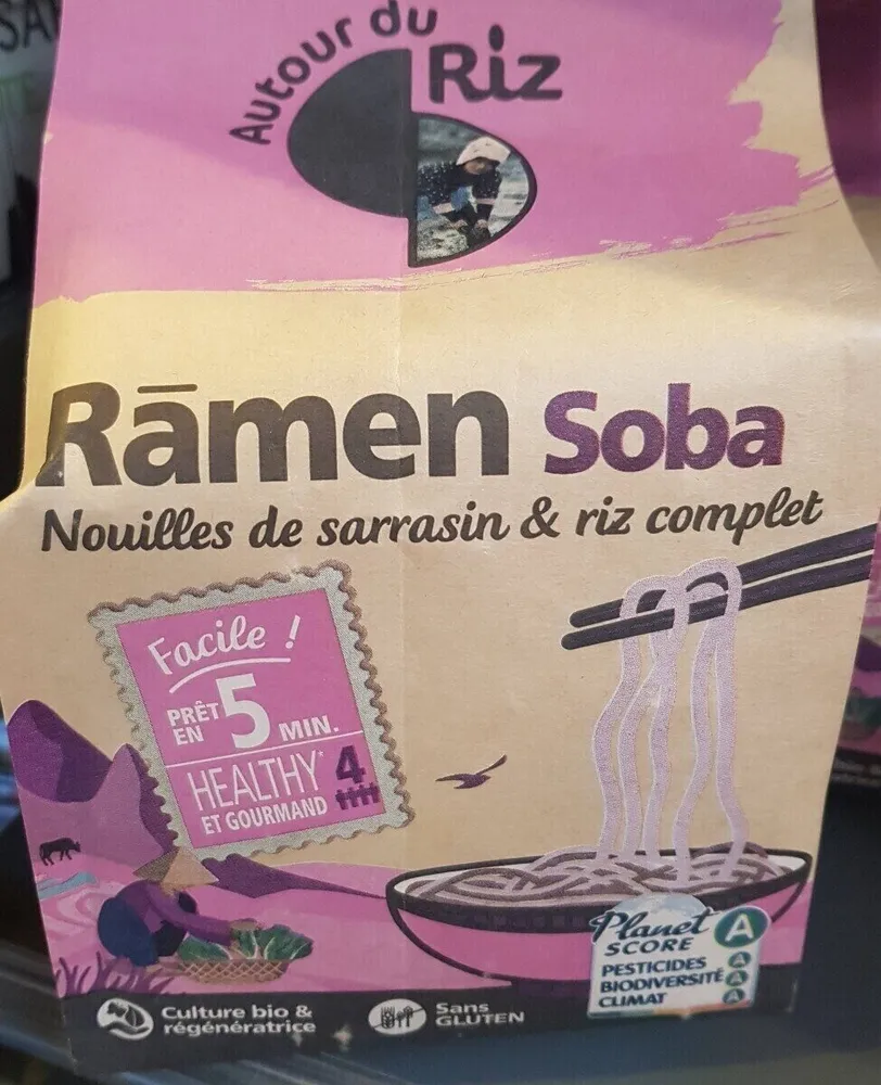 Nouilles de sarrasin et riz complet