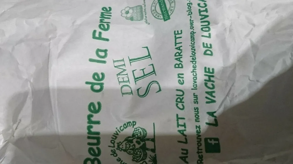 Beurre de la ferme demi sel