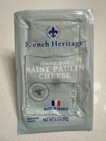 Orange Rind Saint Paulin Cheese