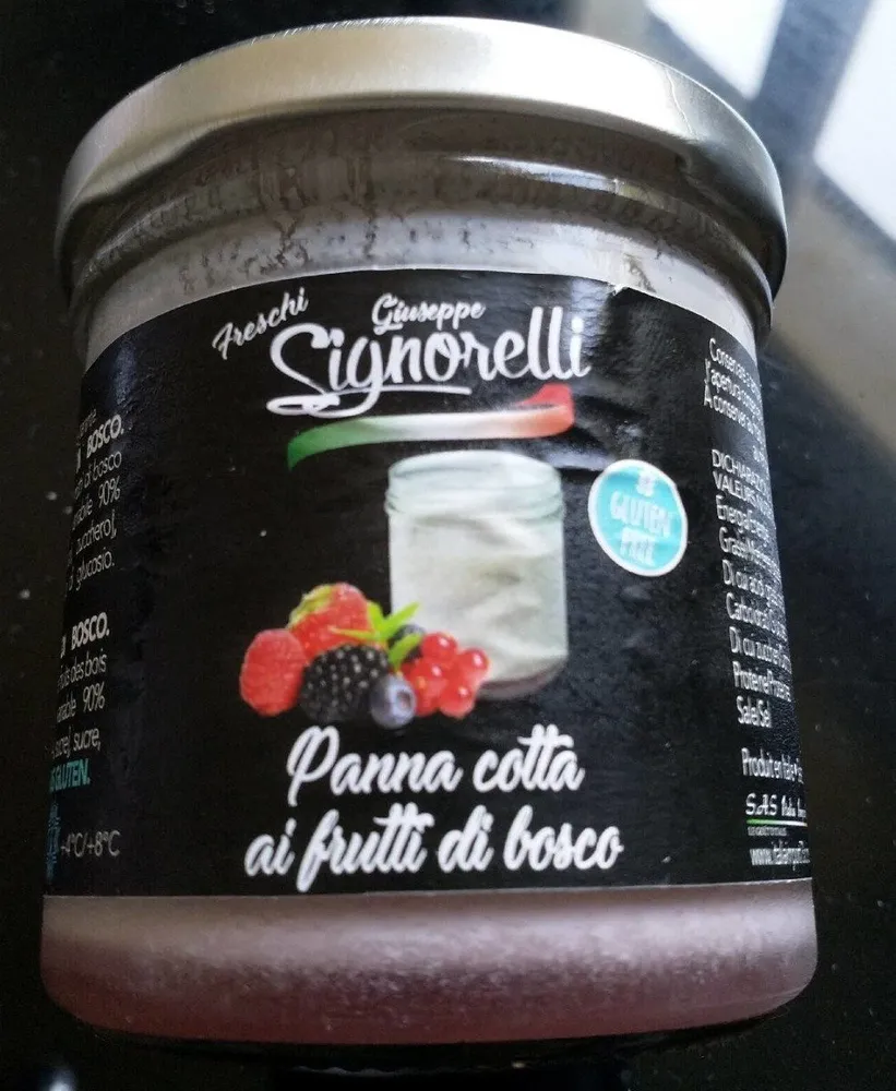 Panna Cotta ai frutti di bosco