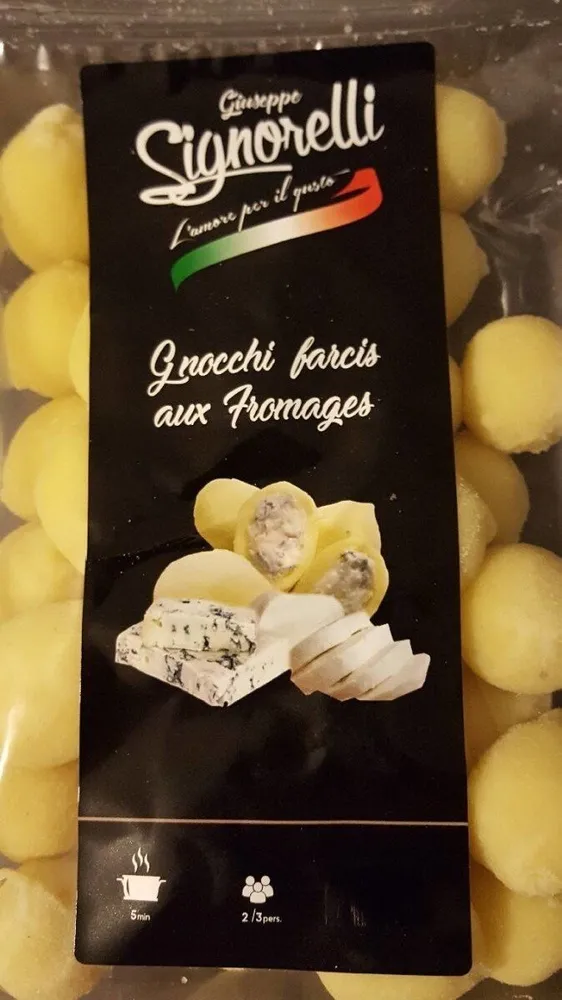 Gnocchi farcis aux fromages