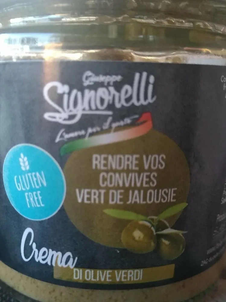 Crema di olive verdi