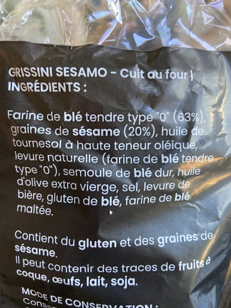 Grissini Sesamo