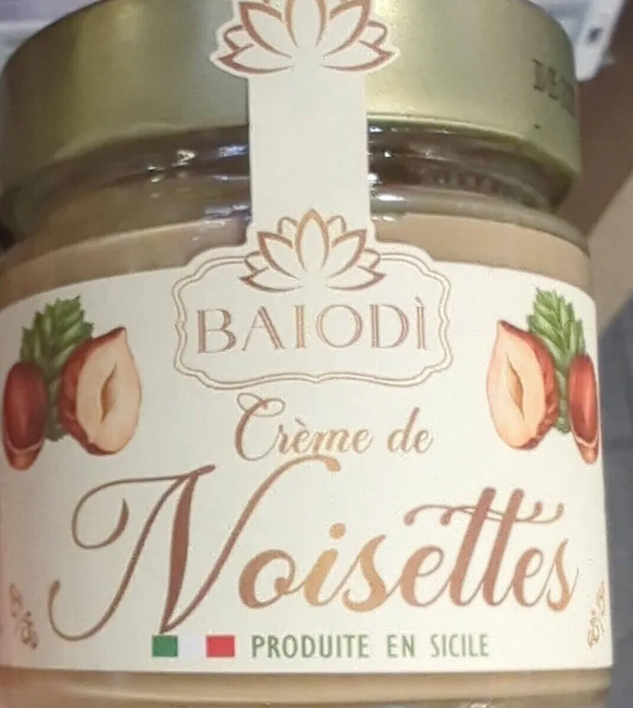 Crème de noisettes