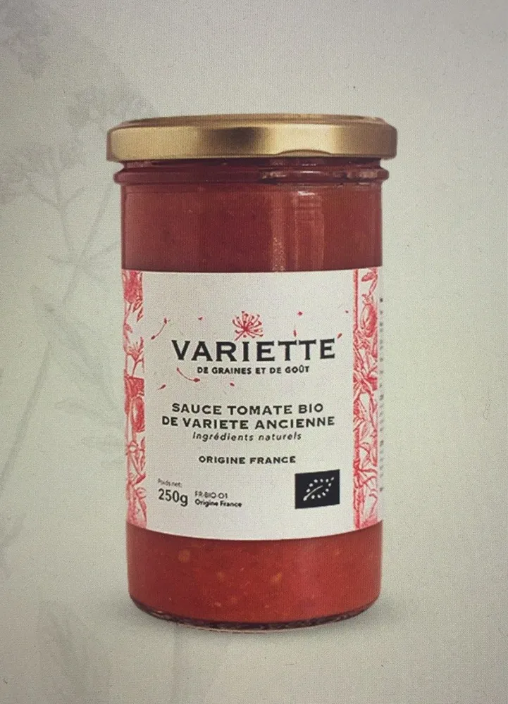 Sauce tomate ancienne bio veritable coeur de boeuf