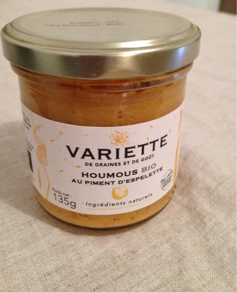 Houmous au piment d'espelette