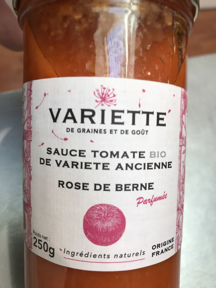 Sauce tomate bio de variété ancienne