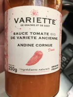 Sauce Tomate Bio De Variete Ancienne Andine Cornue