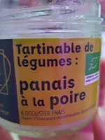 Tartinable de légumes panais à la poire